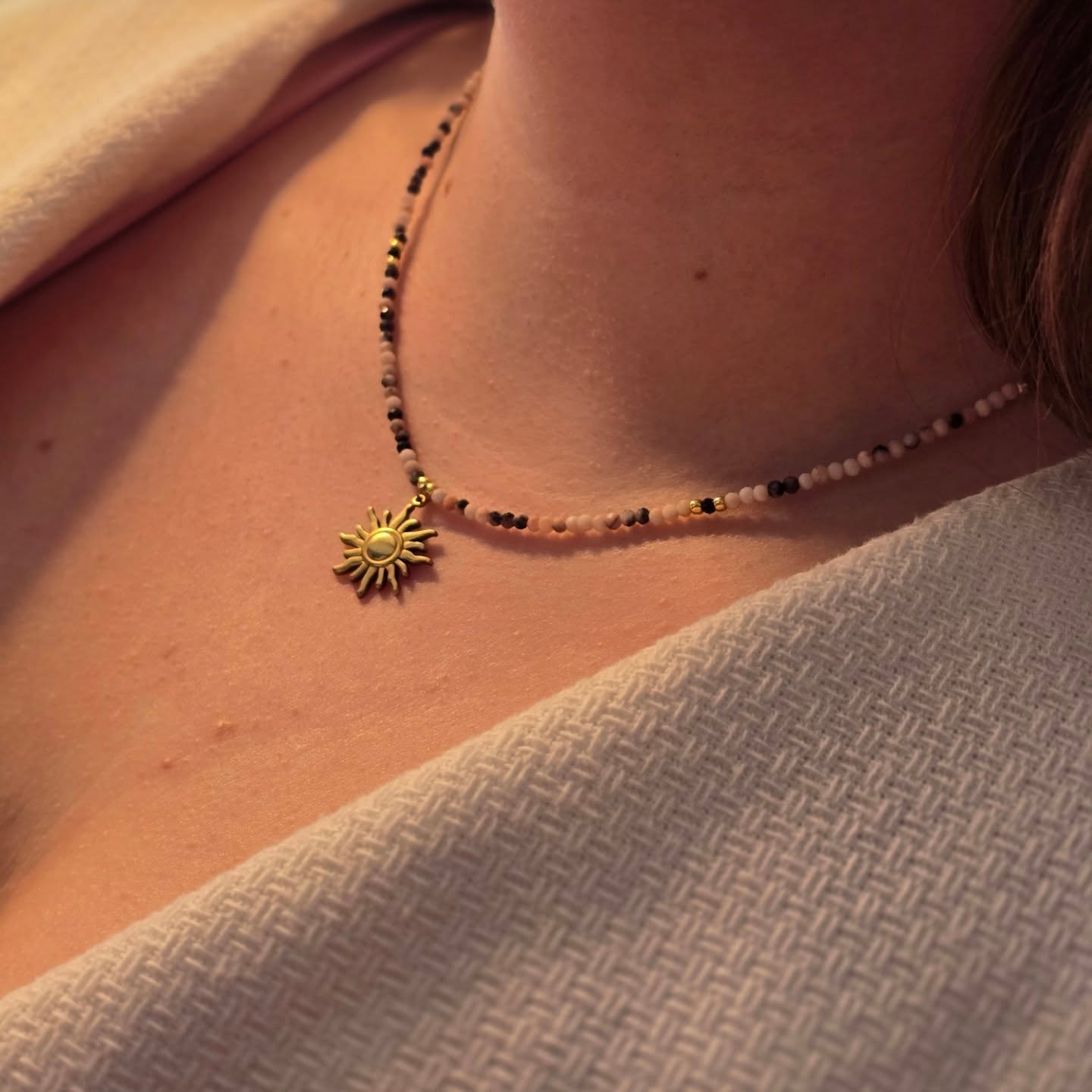 Bransoletka Jaspis Pink Zebra